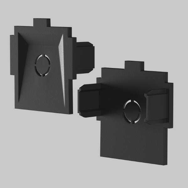 Заглушка Accessories for tracks Radity TRA084EC-12B