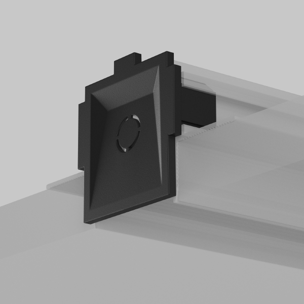 Заглушка Accessories for tracks Radity TRA084EC-12B