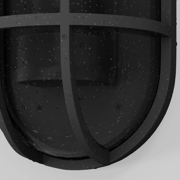 Уличный настенный светильник Candle O449WL-01GF1