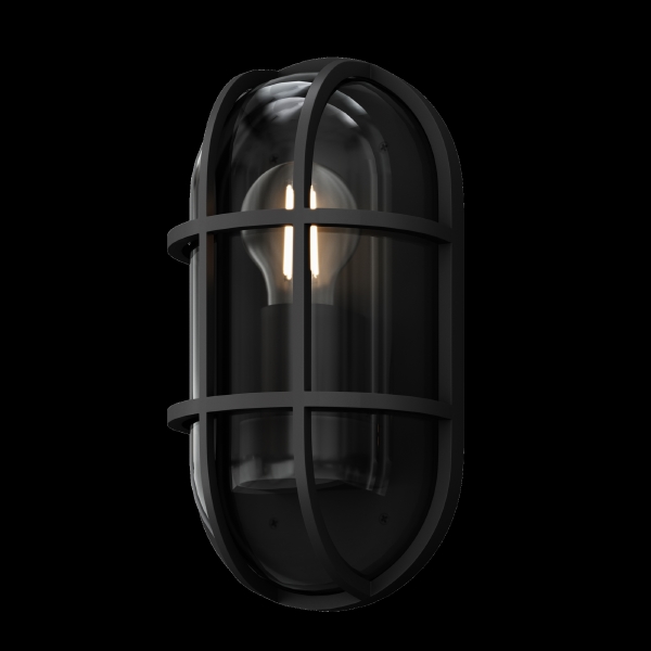 Уличный настенный светильник Candle O449WL-01GF1