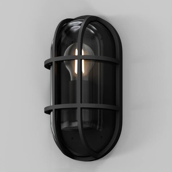 Уличный настенный светильник Candle O449WL-01GF1