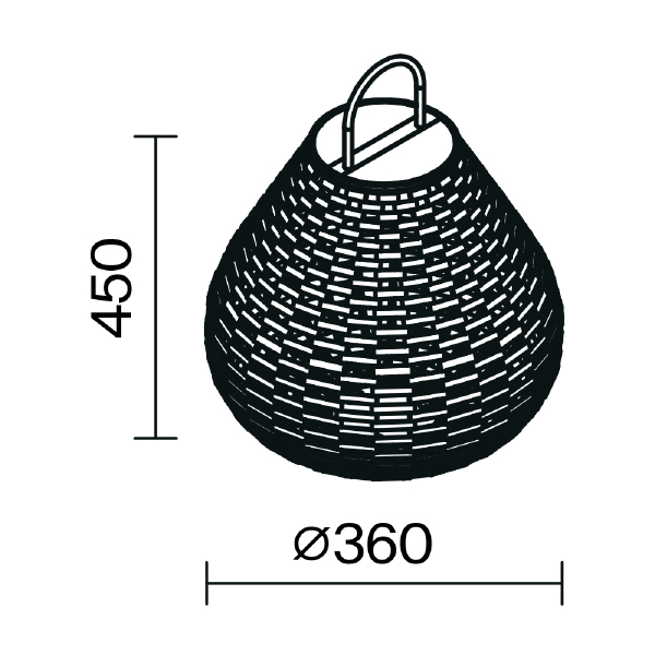 Уличный наземный светильник Plet OSL599FL-L5B3K