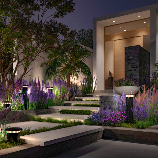 Уличный наземный светильник Grip O460FL-L10GF3K