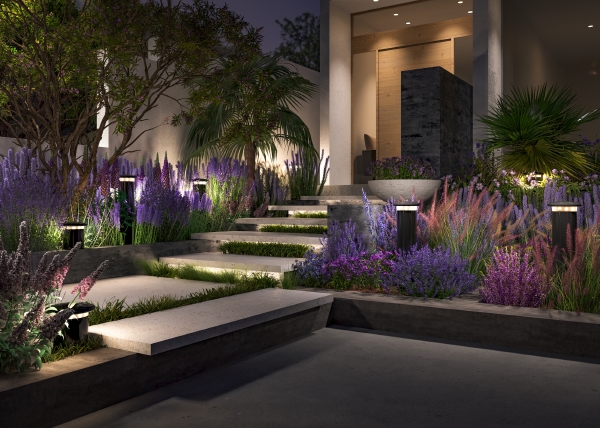 Уличный наземный светильник Grip O460FL-L10GF3K