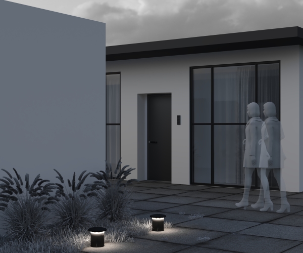 Уличный наземный светильник Grip O460FL-L10GF3K