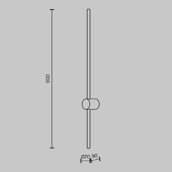 Настенный светильник Light stick MOD237WL-L11B3K
