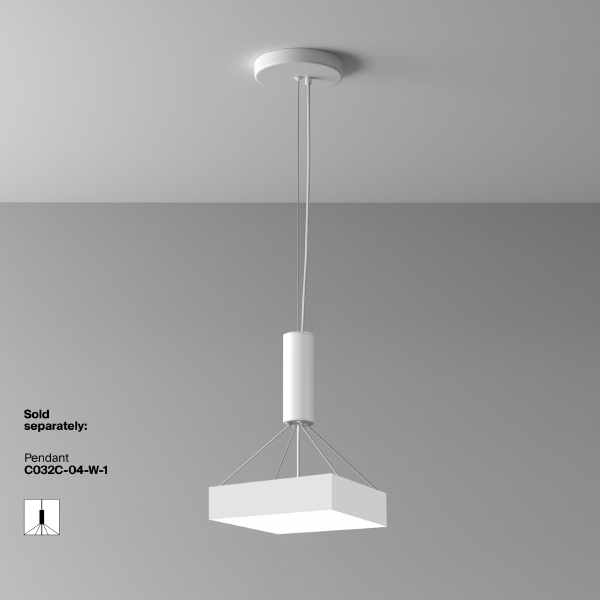 Светильник потолочный Zon C032CL-36W4K-SQ-W
