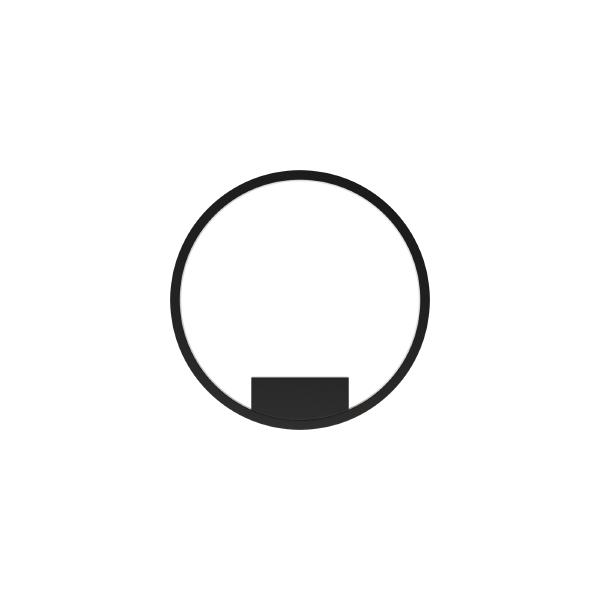 Настенный светильник Rim MOD058WL-L25BK