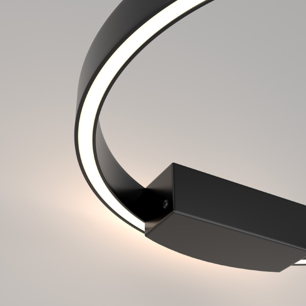 Настенный светильник Rim MOD058WL-L25BK