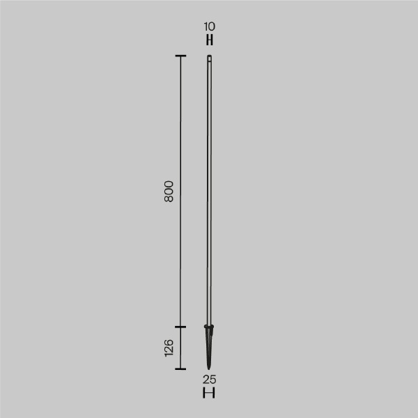 Грунтовый светильник Spear O441FL-L1GF3K1