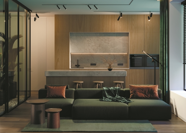 Трековый светильник Focus T Exility TR141-2-6W3K-M-B