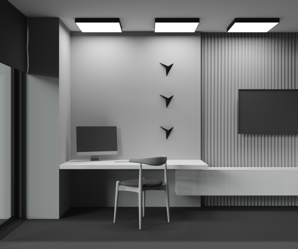 Светильник потолочный Zon C032CL-90W4K-SQ-B