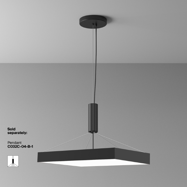 Светильник потолочный Zon C032CL-90W4K-SQ-B