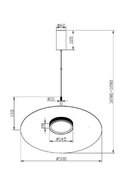 Светильник подвесной El MOD041PL-L15W3K1