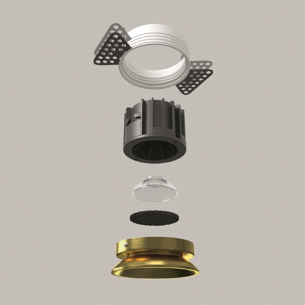 Встраиваемый светильник Round DL058-12W3K-TRS-BS