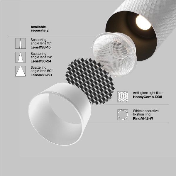 Трековый светильник Artisan Exility TR097-2-12W3K-M-BW