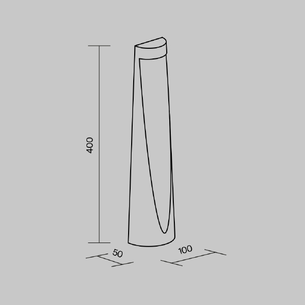 Уличный наземный светильник Konus O463FL-L7GF3K