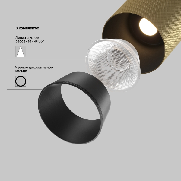 Трековый светильник Artisan Exility TR097-2-12W4K-M-BMG