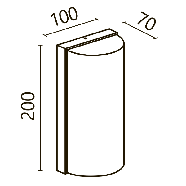 Уличный настенный светильник Badd O454WL-L10GF3K1