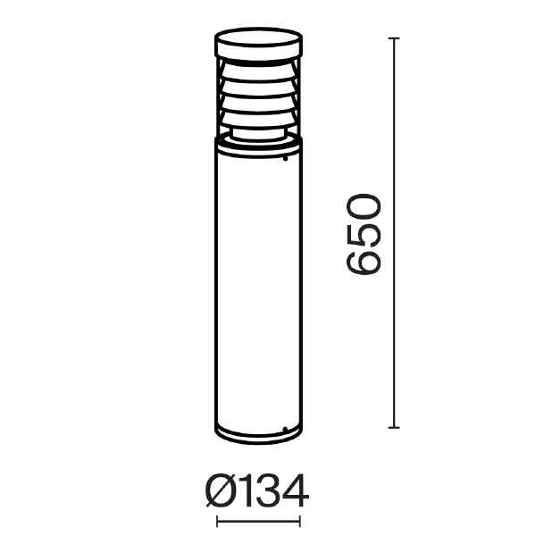 Уличный наземный светильник Spir O439FL-L12GF3K