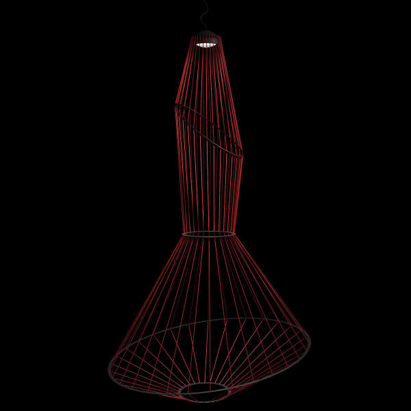 Светильник подвесной Beam 10292/A Red