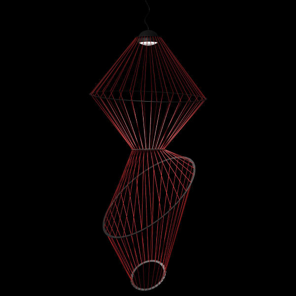 Светильник подвесной Beam 10292/B Red