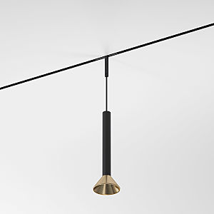 Трековый светильник Mini Magnetic Mini Magnetic Трековый светильник 3W 3000K (черный/латунь) 85164/01