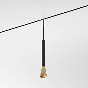 Трековый светильник Mini Magnetic Mini Magnetic Трековый светильник 3W 3000K (черный/латунь) 85165/01