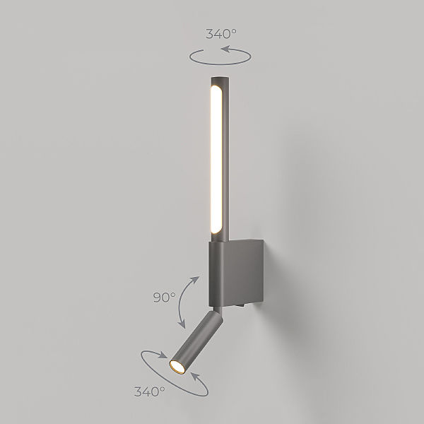 Настенный светильник Sarca Sarca LED графит (40111/LED)