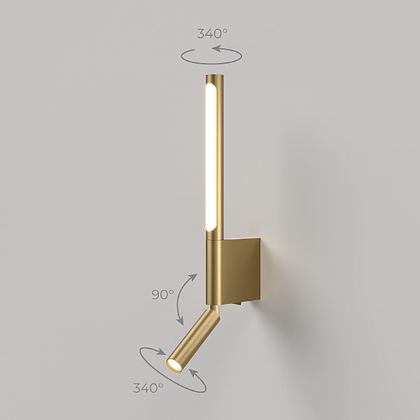 Настенный светильник Sarca Sarca LED латунь (40111/LED)