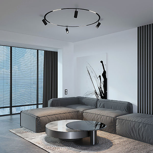 Трековый светильник Slim Magnetic Slim Magnetic Трековый светильник 20W 4200K Comfi (чёрный) (?800мм) 85187/01