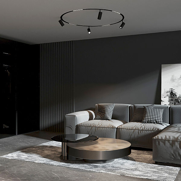 Трековый светильник Slim Magnetic Slim Magnetic Трековый светильник 8W 4200K Planar (чёрный) (?1200мм) 85181/01