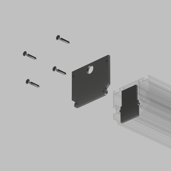 Заглушка Smart One TR2025-BK