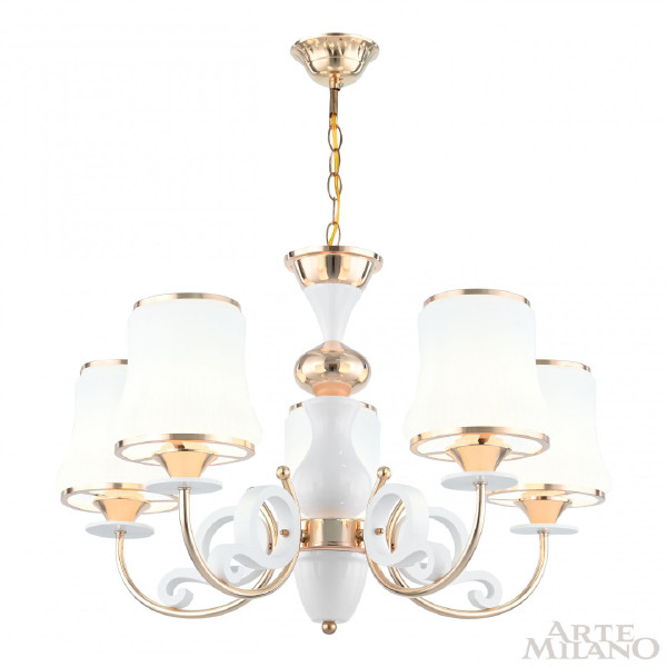 Подвесная люстра Florentia-1097 301097/5 Wh/Gd