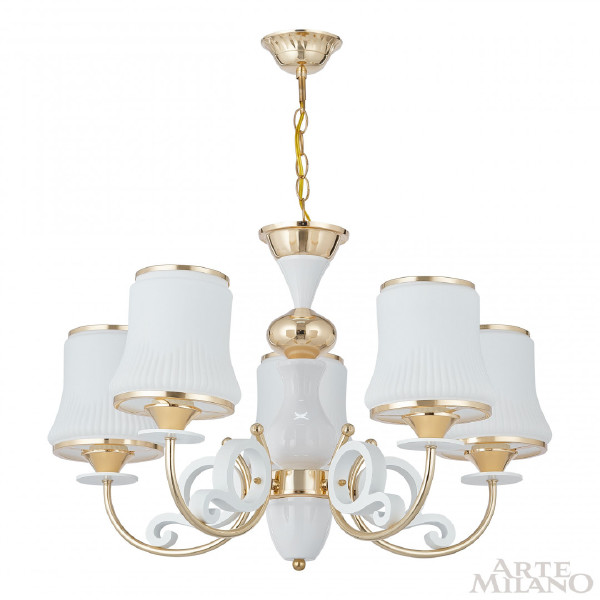 Подвесная люстра Florentia-1097 301097/5 Wh/Gd