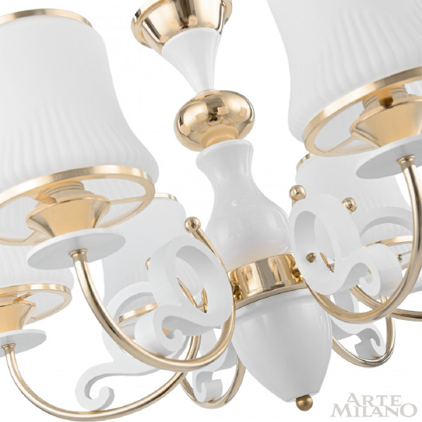 Подвесная люстра Florentia-1097 301097/6 Wh/Gd