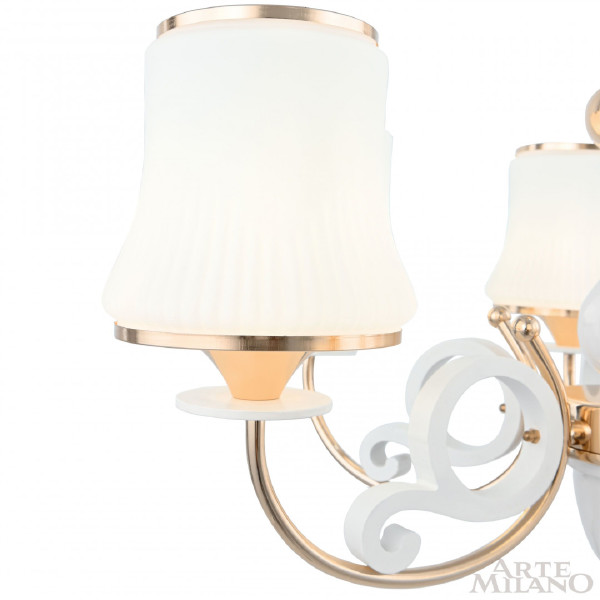 Подвесная люстра Florentia-1097 301097/6 Wh/Gd