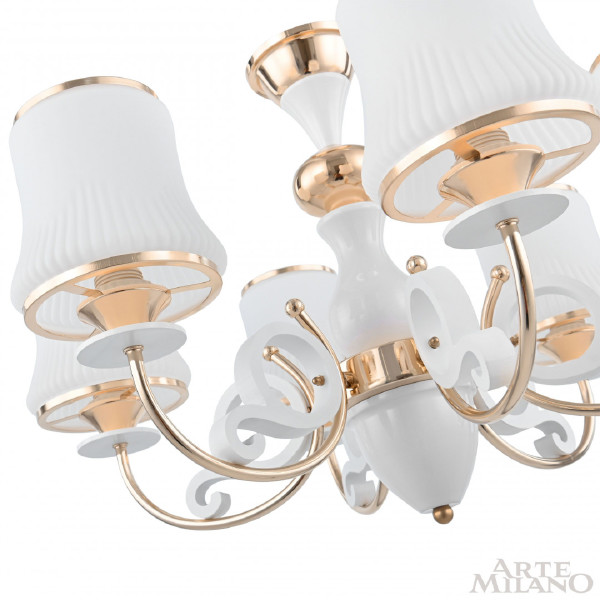 Подвесная люстра Florentia-1097 301097/6 Wh/Gd