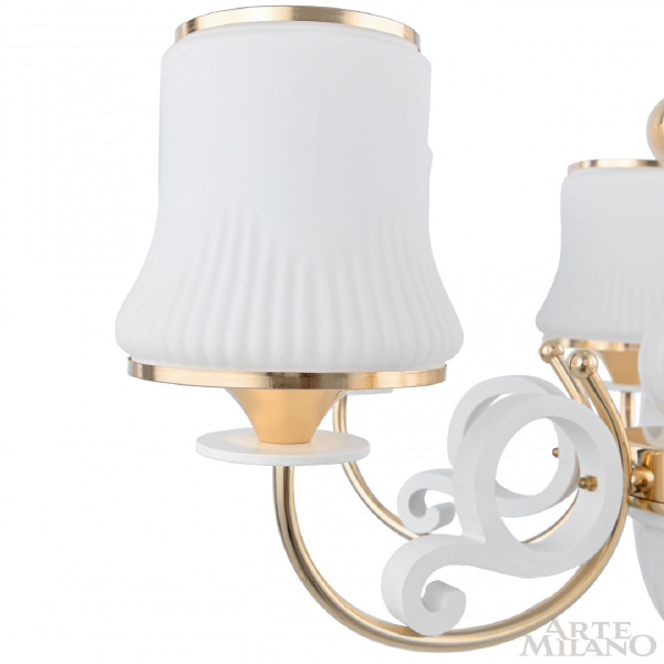 Подвесная люстра Florentia-1097 301097/6 Wh/Gd