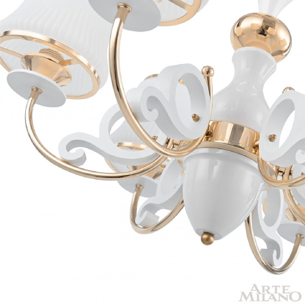 Подвесная люстра Florentia-1097 301097/6 Wh/Gd