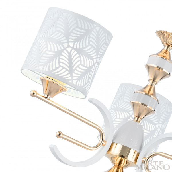 Подвесная люстра Florentia-2097 302097/3 Wh/Gd