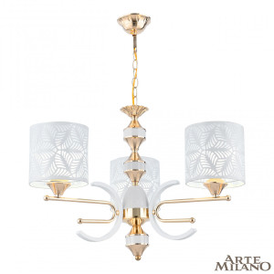 Подвесная люстра Florentia-2097 302097/3 Wh/Gd