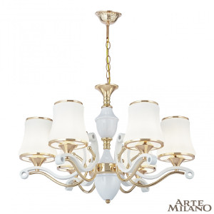 Подвесная люстра Florentia-3987 303987/6 Wh/Gd