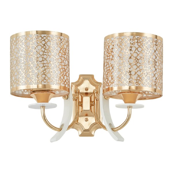 Настенное бра Florentia-6067 306067/2W Wh/Gd