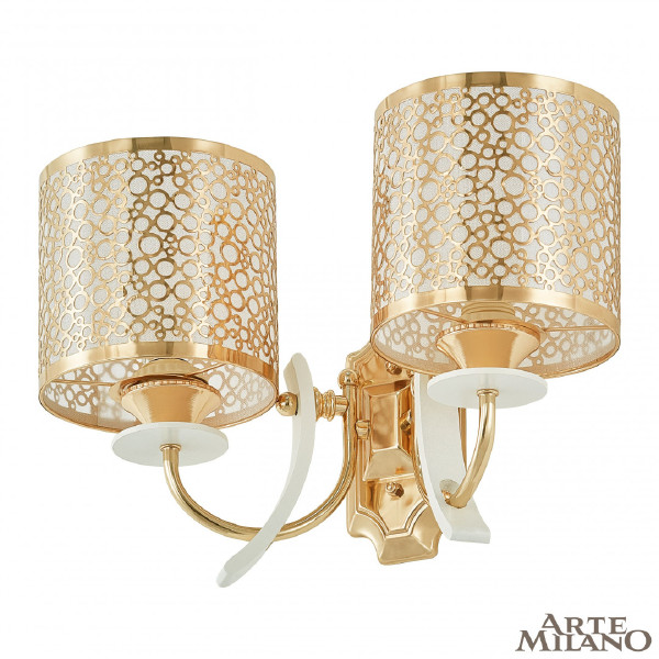 Настенное бра Florentia-6067 306067/2W Wh/Gd