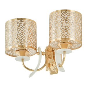 Настенное бра Florentia-6067 306067/2W Wh/Gd