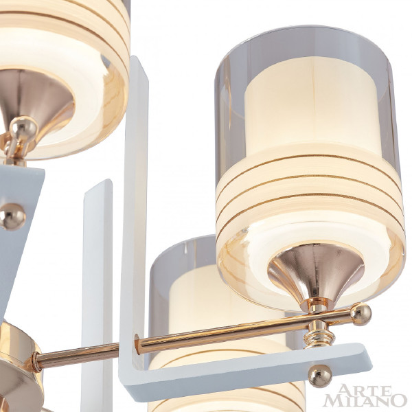 Подвесная люстра Florentia-6087 306087/6 Wh/Gd