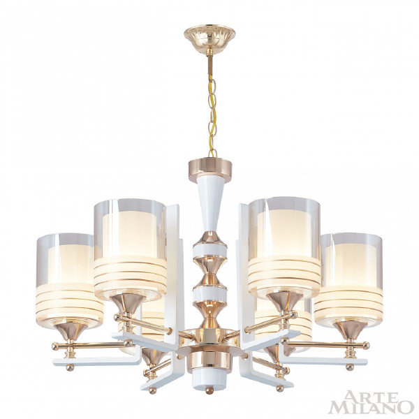 Подвесная люстра Florentia-6087 306087/6 Wh/Gd