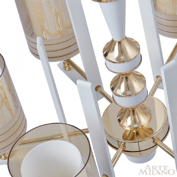 Подвесная люстра Florentia-6087 306087/6 Wh/Gd