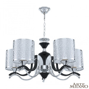 Подвесная люстра Florentia-6787 306787/5 Bk/Ni